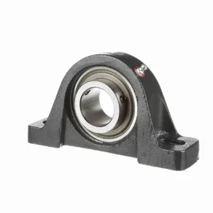 BROWNING 767673 Two Bolt Low Base Pillow Block Ball Bearing, Mounted, Cast Iron, Setscrew Lock | BE7MEQ VPLS-108