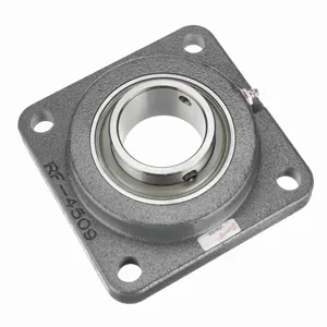 BROWNING 767684 Four Bolt Flange Ball Bearing, Mounted, Cast Iron, Setscrew Lock | BD7QUF VF4S-132S