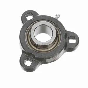 BROWNING 767728 Three Bolt Flange Ball Bearing, Mounted, Ductile Iron, Setscrew Lock | BF8JMV VF3S-115M