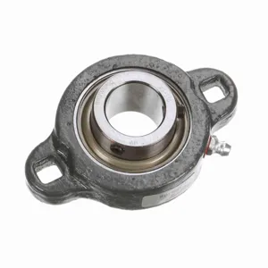 BROWNING 767729 Two Bolt Flange Ball Bearing, Mounted, Ductile Iron, Setscrew Lock | BD8RKP VF2S-115M