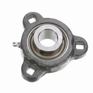 BROWNING 767736 Three Bolt Flange Ball Bearing, Mounted, Ductile Iron, Setscrew Lock | BD7BJA VF3S-114M