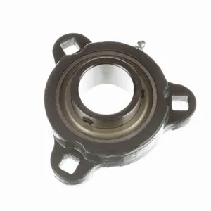 BROWNING 767756 Three Bolt Flange Ball Bearing, Mounted, Ductile Iron, Setscrew Lock | BE3FPN VF3S-123M