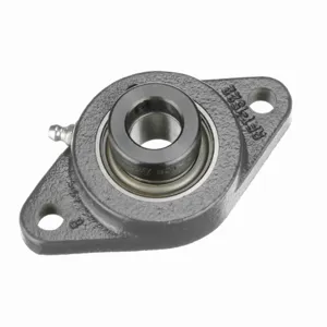 BROWNING 767763 Two Bolt Flange Ball Bearing, Mounted Cast Iron, Eccentric Lock | BE6EXP VF2E-112