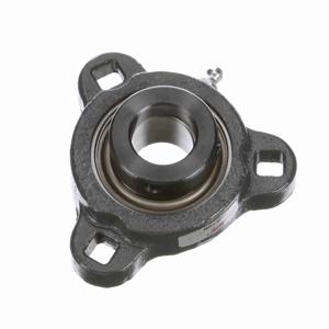 BROWNING 767781 Three Bolt Flange Ball Bearing, Mounted, Ductile Iron, Eccentric Lock | BE7DUW VF3E-114M