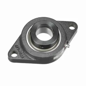 BROWNING 767798 Two Bolt Flange Ball Bearing, Mounted Cast Iron, Eccentric Lock | BD8DRG VF2E-122