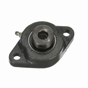 BROWNING 767805 Two Bolt Flange Ball Bearing, Mounted, Cast Iron, Black Oxided Inner, Eccentric Lock | BE9FRW VF2E-208