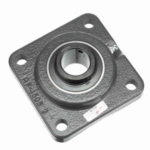 BROWNING 767811 Four Bolt Flange Ball Bearing, Mounted, Cast Iron, Black Oxided Inner, Setscrew Lock | BE3QLA VF4S-218