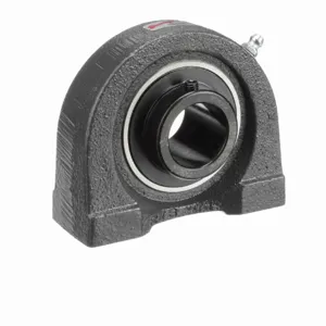 BROWNING 767813 Tapped Base Pillow Block Ball Bearing,Cast Iron, Black Oxided Inner, Setscrew Lock | BE7FFR VTBS-218