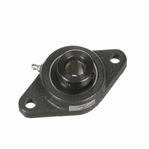 BROWNING 767820 Two Bolt Flange Ball Bearing, Mounted, Cast Iron, Black Oxided Inner, Eccentric Lock | BF4HWH VF2E-212