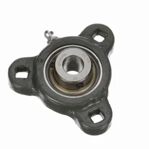 BROWNING 767834 Three Bolt Flange Ball Bearing, Mounted, Ductile Iron, Setscrew Lock | BE7YTW VF3S-108M