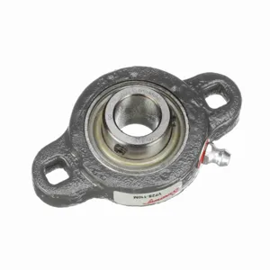 BROWNING 767840 Two Bolt Flange Ball Bearing, Mounted, Ductile Iron, Setscrew Lock | BF8JMU VF2S-110M