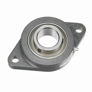 BROWNING 767864 Two Bolt Flange Ball Bearing, Mounted, Cast Iron, Setscrew Lock | BE2UCD VF2S-127