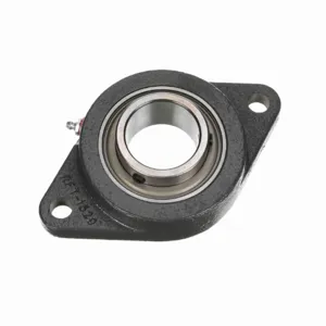 BROWNING 767865 Two Bolt Flange Ball Bearing, Mounted, Cast Iron, Setscrew Lock | BE3FPM VF2S-131