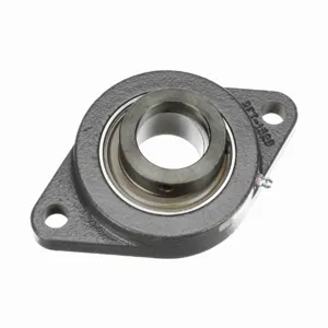 BROWNING 767870 Two Bolt Flange Ball Bearing, Mounted Cast Iron, Eccentric Lock | BF2JCY VF2E-127