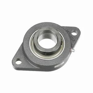 BROWNING 767871 Two Bolt Flange Ball Bearing, Mounted Cast Iron, Eccentric Lock | BD8TRC VF2E-128