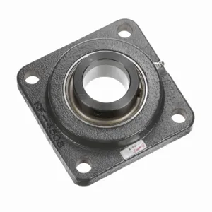 BROWNING 767875 Four Bolt Flange Ball Bearing, Mounted, Cast Iron, Eccentric Lock | BE4RVM VF4E-128