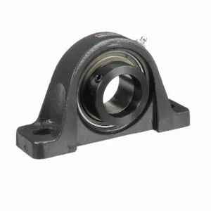 BROWNING 767883 Two Bolt Low Base Pillow Block Ball Bearing, Mounted, Cast Iron, Eccentric Lock | BD8KVJ VPLE-128