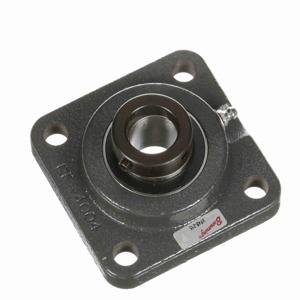 BROWNING 767897 Four Bolt Flange Ball Bearing, Mounted, Cast Iron, Black Oxided Inner, Eccentric Lock | BE7GLQ VF4E-215