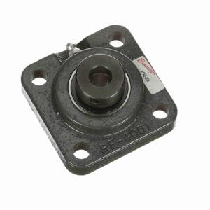 BROWNING 767926 Four Bolt Flange Ball Bearing, Mounted, Cast Iron, Black Oxided Inner, Eccentric Lock | BE8BXL VF4E-208
