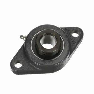 BROWNING 767930 Two Bolt Flange Ball Bearing, Mounted, Cast Iron, Black Oxided Inner, Eccentric Lock | BD8NZV VF2E-215