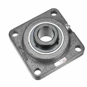 BROWNING 767933 Four Bolt Flange Ball Bearing, Mounted, Cast Iron, Black Oxided Inner, Setscrew Lock | BD8QTN VF4S-319