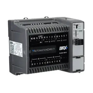 BRX BX-DM1-18ER-D Plc, 12-24 VDC, Serial Port, Microsd Card Slot, 10-Point, AC/DC | CV7TDQ