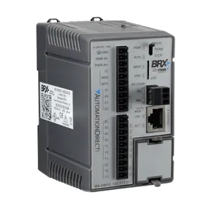 BRX BX-DM1E-10ED23-D Plc, 12-24 VDC, Ethernet And Serial Ports, Microsd Card Slot, 6-Point, AC/DC | CV7TEB