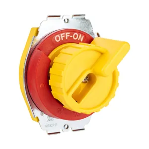 BRYANT 6610MK Rotary Handle Kit, Selector, Red/Yellow, 2-Position, Lockable In Off Only, Nema 1 | CV6RZW