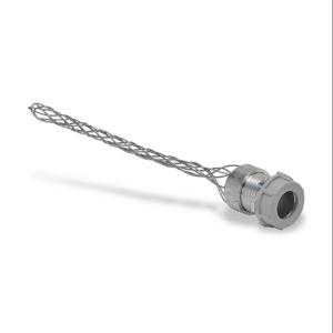 BRYANT BDSR43 Dust-Tight Strain Relief Grip, 1/2 Inch Nps Male Thread Fitting, Galvanized Steel Mesh | CV6WMG