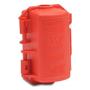 BRYANT BLDMP Lockout Tagout Device, Red | CV6LMF