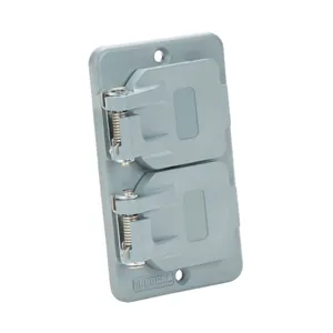 BRYANT BRY3056 Cover Plate, Ul Type 3R, Lift Cover, Gray | CV6PBH