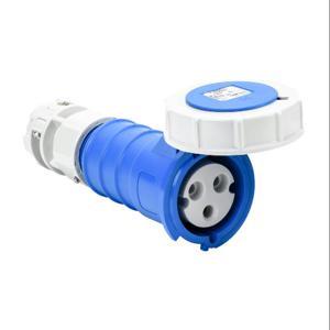 BRYANT BRY330C6W Watertight Pin And Sleeve Connector, 30A, 250 VAC, 1-Phase, 2-Pole, 3-Wire, 6 Hour, IP67 | CV6NNF