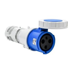 BRYANT BRY360C6W Watertight Pin And Sleeve Connector, 60A, 250 VAC, 1-Phase, 2-Pole, 3-Wire, 6 Hour, IP67 | CV6NNG