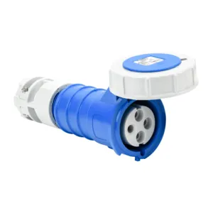 BRYANT BRY430C9W Watertight Pin And Sleeve Connector, 30A, 250 VAC, 3-Phase, 3-Pole, 4-Wire, 9 Hour, IP67 | CV6NNP