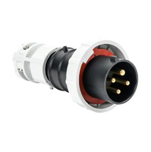 BRYANT BRY430P5W Watertight Pin And Sleeve Plug, 30A, 600 VAC, 3-Phase, 3-Pole, 4-Wire, 5 Hour, IP67 | CV6UPJ
