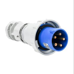 BRYANT BRY560P9W Watertight Pin And Sleeve Plug, 60A, 120/208 VAC, 3-Phase, 4-Pole, 5-Wire, 9 Hour, IP67 | CV6UPR