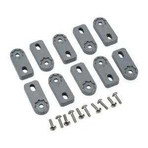 BRYANT BRYrpLCFT Mounting Feet, Replacement, Pack Of 10 | CV6RLM