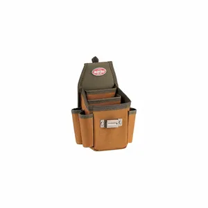 BUCKET BOSS 54175 Utility Plus Pouch With FlapFit, 4 Inch Length, Polyester, Brown | CL9UHR