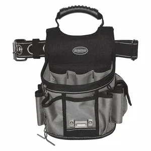 BUCKET BOSS 55300 Sparky Utility Pouch, One Size, Alloy Steel, Grey | CL9UHG