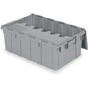 BUCKHORN INC 39160 Attached Lid Container 2.25 Cu Feet Gray | AC9EFE 3FY72