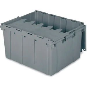 BUCKHORN INC 39175 Attached Lid Container 2.30 Cu Feet Gray | AC9EFD 3FY70