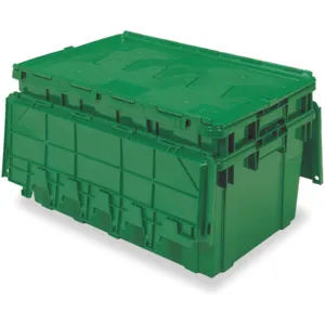 BUCKHORN INC AR2717120204069 Attached Lid Container 2.25 Cu Feet Green | AC3EPD 2RY32