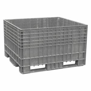 BUCKHORN INC BF4844290051000 Bulk Container, 25.9 cu ft, 48 Inch x 44 Inch x 29 3/8 in, 2-Way Entry, Stackable | CQ8AYE 55AA15