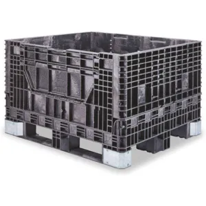 BUCKHORN INC BH4840342010000 Collapsible Bulk Container 48 x 40 Inch Bl | AB4EHM 1XGG6