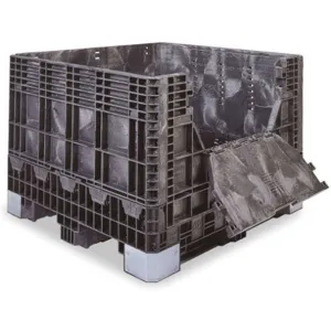 BUCKHORN INC BH4845342010000 Collapsible Bulk Container 48 x 45 Inch Bl | AB4EHN 1XGG7