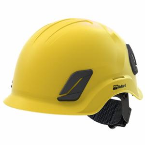 BULLARD C10NYLAMR Climbing Helmet, Climbing Head Protection, ANSI Classification Type 1, Class E, Yellow | CQ8BAV 60VZ06