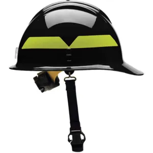 BULLARD FCBKR Fire Helmet Black Thermoplastic | AA6FZL 13W822