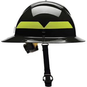 BULLARD FHBKR Fire Helmet Black Thermoplastic | AA6FZV 13W830