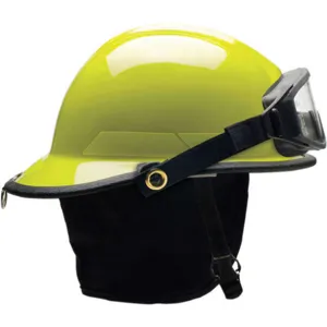 BULLARD FXSLYGIZ2 Fire Helmet Lime-yellow Fiberglass | AA6FYT 13W805