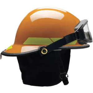 BULLARD FXSORGIZ2 Fire Helmet Orange Fiberglass | AA6FYR 13W804